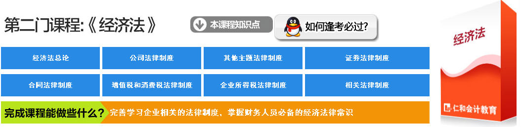 苏州会计中级职称考试培训经济法基础