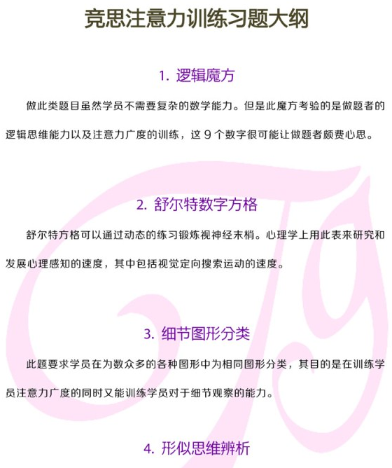 重庆竞思注意力培训机构